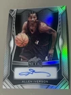 Allen Iverson 2025 Leaf Metal Autograph Card #33/49