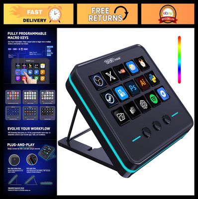 Macro Keypad Stream Controller - 18 Programmable Keys USB Soundboard for Gaming,