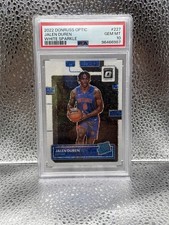 2023 Donruss Optic White Sparkle Jalen Duren RC Rated Rookie #227 Psa 10 Pop 3