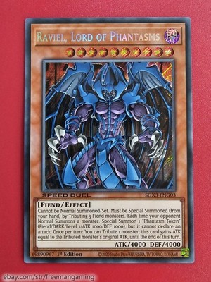 Yugioh Sacred Beasts Set Raviel Uria Hamon Armityle Chaos Phantasm Egyptian  Gods | eBay