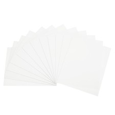 White EVA Foam Sheets 11 x 8 Inch 1.7mm Thickness for Crafts DIY Project 12Pcs