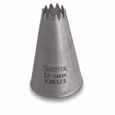 St&auml;dter Fine Line Star Spout #32 Small Spout Garnish Spout Stainless Steel 7 mm