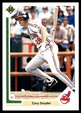 Cory Snyder 1991 Upper Deck #123 Indians MLB READ FREE SHIPPING AutographDen