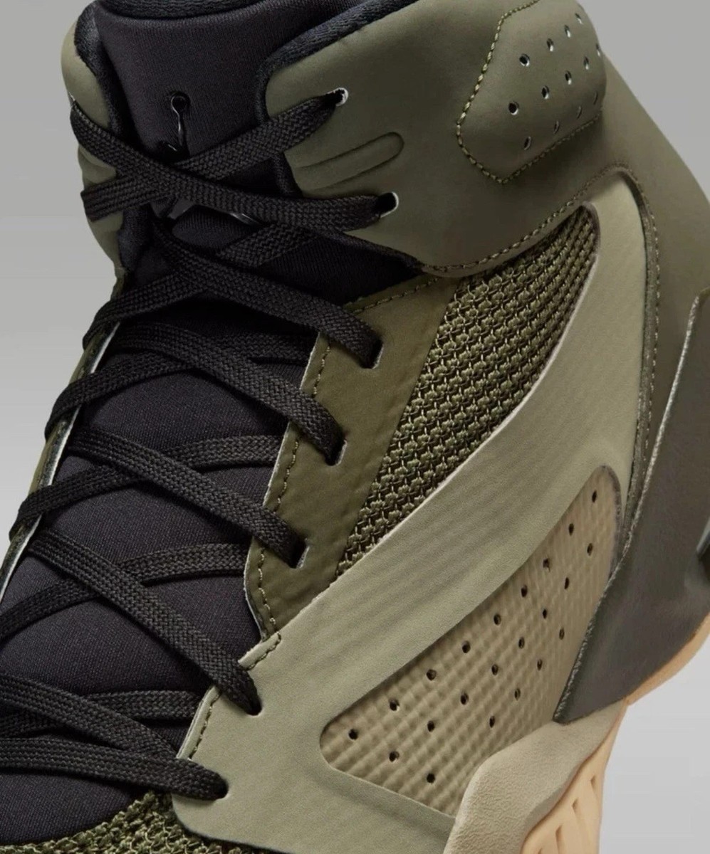Nike Air Jordan Lift Off Neutral Olive Canvas Sneakers  display picture 1