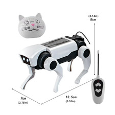 RC Remote Control Mechanical Dog Robot Toy DIY Assembling Electric Science Teach