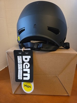 bern men's macon bike helmet 2.0 Carbon Fiber DVRT DVRT / M / Semi-Gloss Black The Macon 2.0 is Berns skate inspired hard Bern Macon 2.0 Helmet -