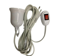 1pc E27 Lamp Holder Base with Switch 5/10m Ca...