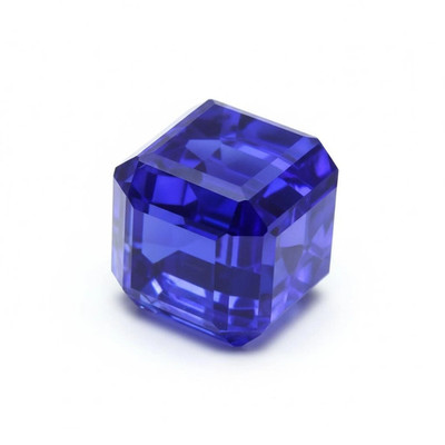 100 Ct GIE Certified Natural Brazilian Blue Topaz Cube Cut Loose Gemstone AAA+