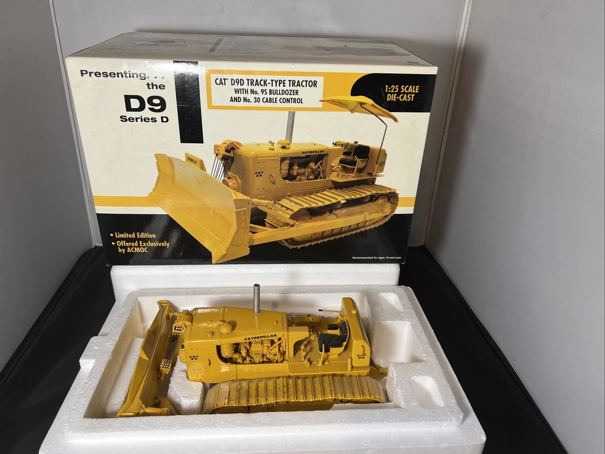 Caterpillar D9 In Vintage Manufacture Diecast Construction