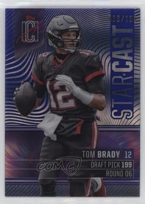 2024 Topps Signature Class Star Cast Purple 98/100 Tom Brady #SC-6 0a3