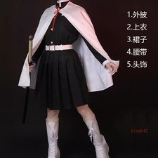 Cosplay Anime Demon Slayer Kimetsu no Yaiba Tsuyuri Kanawo Costume Kimono Set