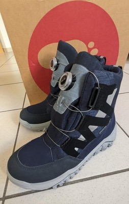 Ricosta Boa Winterstiefel ''Glacier'' - blau - Gr. 38 - NEU