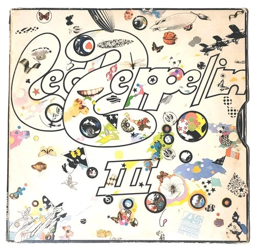 Vintage 1970 Led Zeppelin - Led Zeppelin III SD 7201 Presswell Working Pinwheel