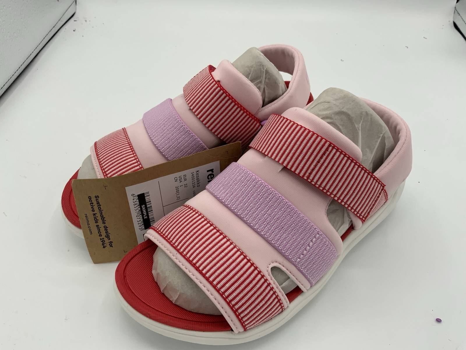 Sandalias Reima Niños Kesakko, Multicolor Rosa, Talla 1 Niños Grandes