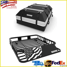 Roof Rack Car Cargo Rack Carrier Basket Rooftop Universal Luggage Holder 200LBS