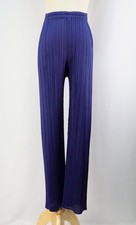 ISSEY MIYAKE Blue Pleats Pants 166 9761
