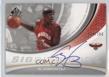 2005-06 SP Game Used Edition SIGnificance 20/100 Al Harrington #SIG-AH Auto 0f8