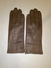 Vintage Fownes Leather Driving Gloves WOMENS Size 8 Brown