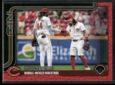 #295 It Takes Two: Middle-Infield Maestros 2025 Topps Team Color Border