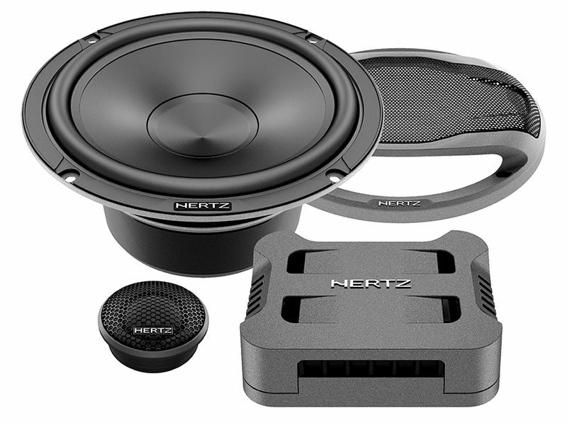 Hertz Uno K165 Komponenten-Lautsprecher – 16,5 Cm, 600 W, Inkl. Einbauset Für Toyota Yaris (01/02–12/06)