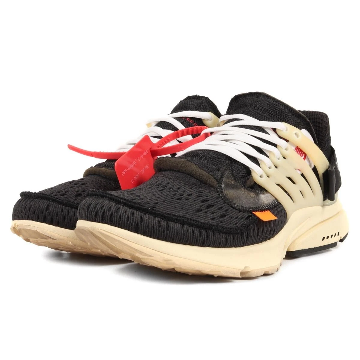Nike Off White 2017 THE 10 AIR PRESTO AA3830-001 Size US 7 with Box