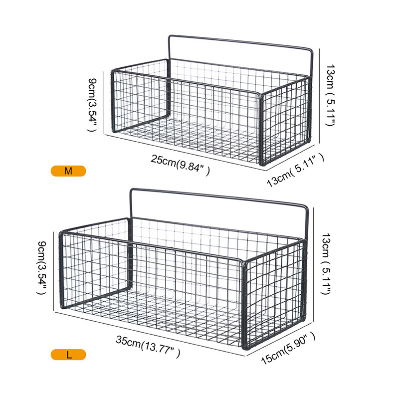 Black WallMounted Bathroom Shelf Shower Shampoo Rack Kitchen Condiment