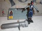 Hasbro GI Joe ARAH figure 1991 Interrogator with UNCUT file card