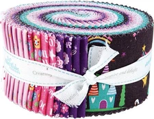 Unicorn Kingdom, Forty (40) 2-1/2" Strips, Riley Blake 100% Cotton RP-10470-40