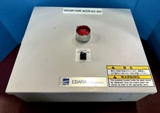 AS IS UNTESTED EBARA CONTROL PANEL VACUUM PUMP INTERFACE BOX VIF70AME4