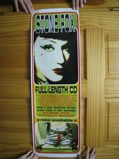 Stone Fox Poster Totally Burnt Face Shot Mans Ruin Records Frank Kozik