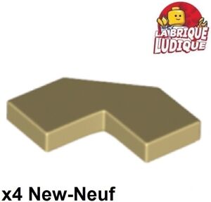 LEGO Parts NEW Pack of 2 Tile 2x2 Angled Flat Corner 27263 LIME