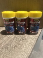 BloodWorms 0.25 Oz, Freeze-Dried Food pack With 3 - Best By 08/25
