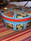 Vintage Valley Brook Farms Garden Assortment Flower Print Cookie Tin Reduced — photo 2