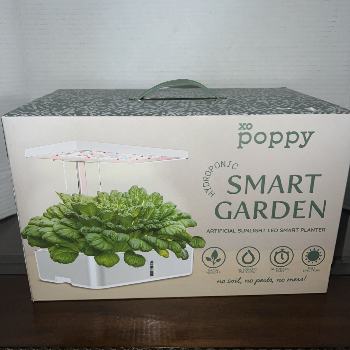 Xo Poppy Hydroponic Smart Garden Artificial Sunlight LED
