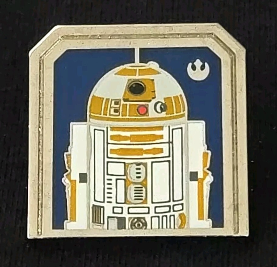 2024 Disney WDW Hidden Mickey Star Wars Icon Droids R2-C4 Droid Orange HM Pin