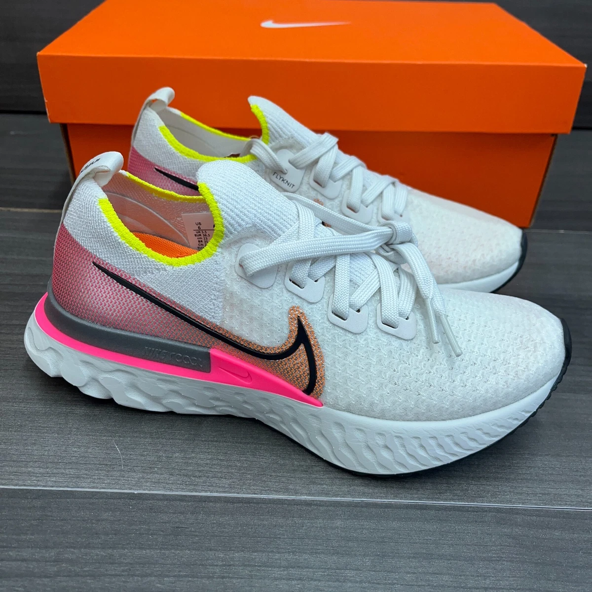 Nike Womens React Infinity Run CD4372 004 White Running Shoes