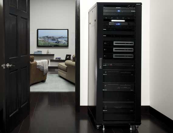 SANUS CFR2136 70.5"" Tall 36U Component Audio Visual AV Rack Pre Assembled