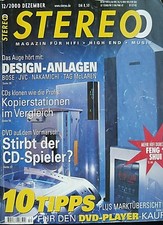 STEREO 12/00, McINTOSH C 41, MC 202, MISSION 783,DYNAUDIO AUDIENCE 82,STEREOPLAY