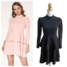 NWT Blush Mark New Story Mini Dress - Black - S