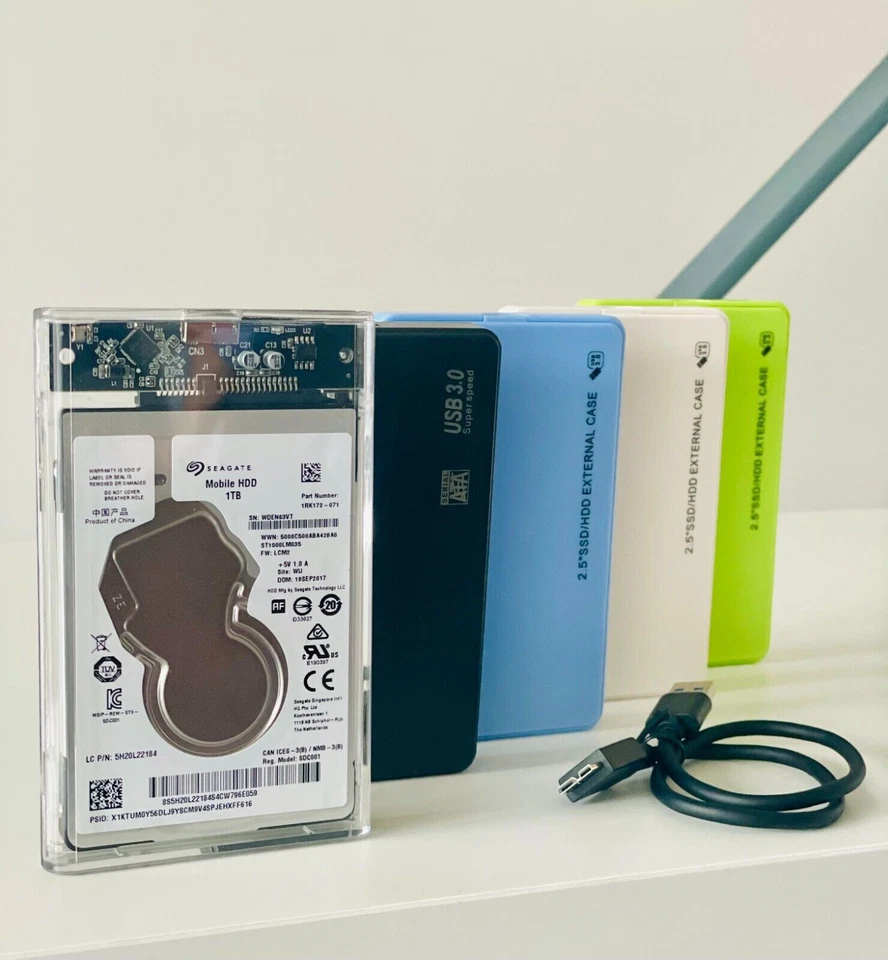 External USB 3.0 Hard Drive Laptop Storage HDD 160GB 1TB Mac Xbox One PC PS4 - Image 4 of 4