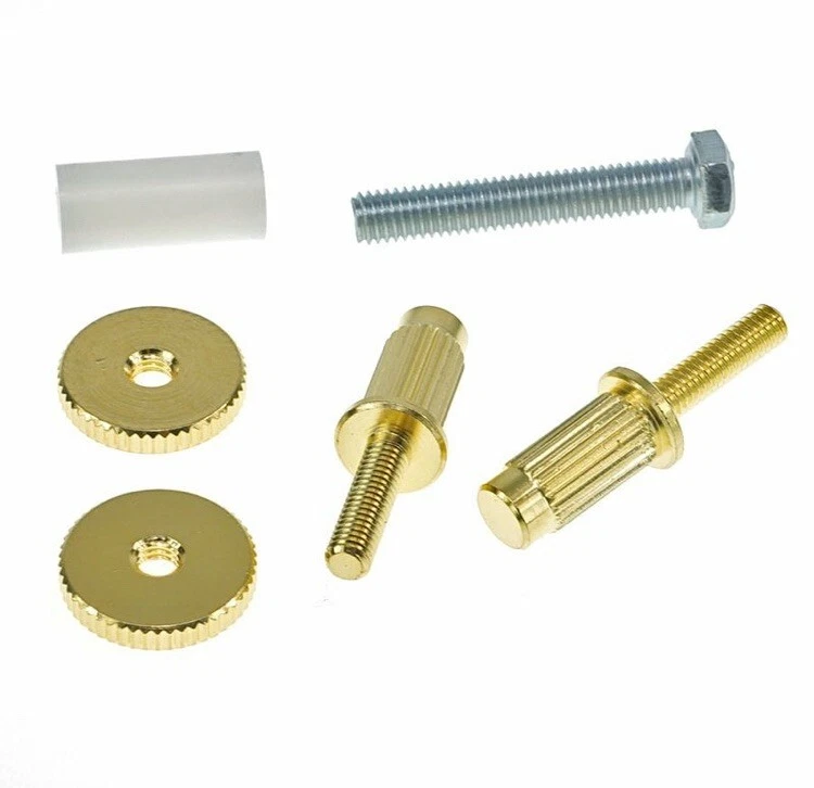 Faber iNsert-MGG BRASS ! Bridge Stud/Adapter Gold Gloss Insert GG 3116-2