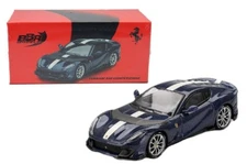BBR Models 1:64 Ferrari 812 Competitizone Blue Tour De France BBRFER64011