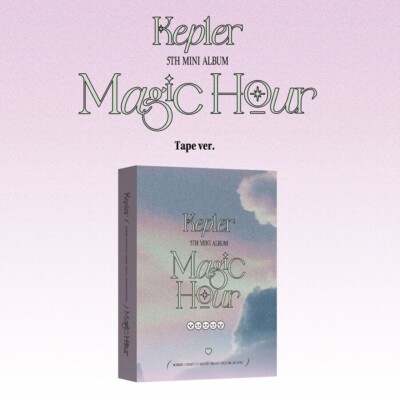 KEP1ER MAGIC HOUR 5th Mini Album UNIT TAPE Ver/CD+Book+27 Post Card+Card+Poster