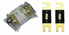 Inline ANL 250 Amp ANL Fuse Holder w/ One 0/2/4 Gauge Input One 0/2/4 Output