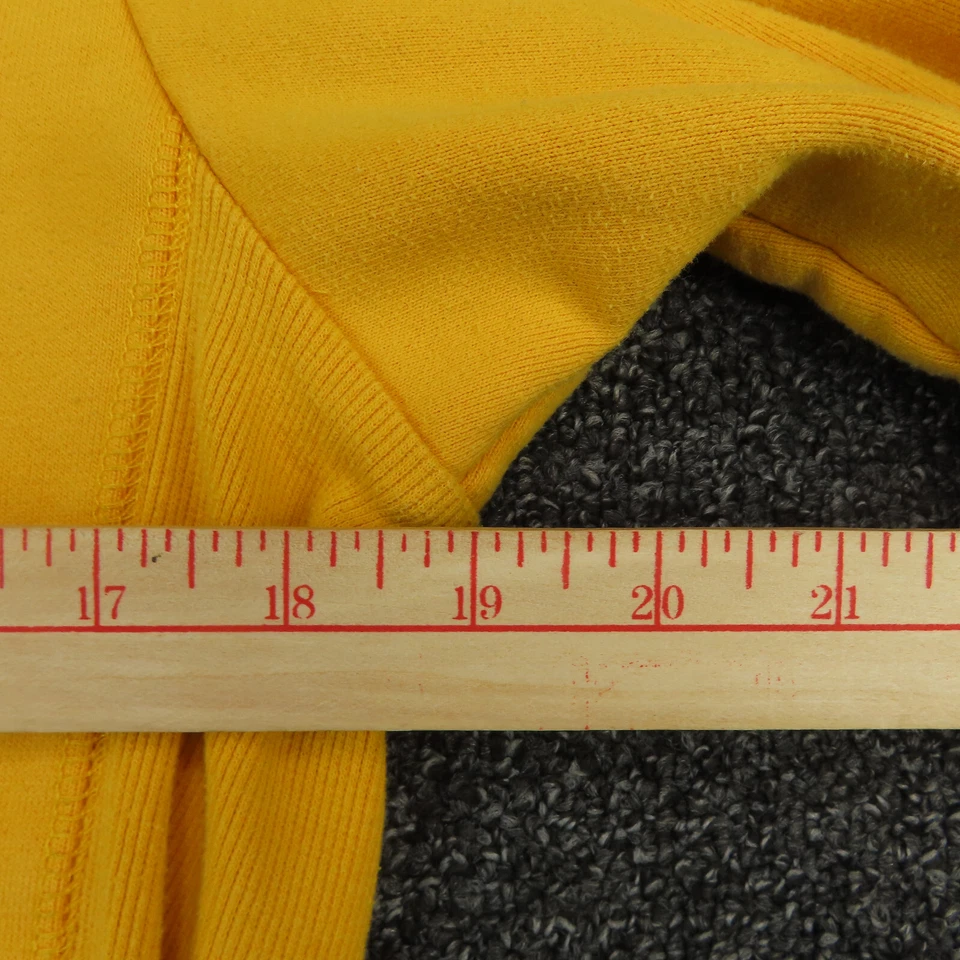 Champion Sudadera Juvenil Grande Amarilla Manga Larga Informal Cómoda Gimnasio Niños Foto 3 de 4