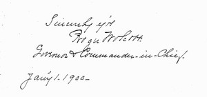 ROGER WOLCOTT AUTOGRAPH GOVERNOR