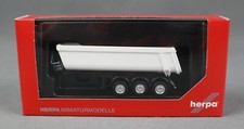 HERPA 077026 H0,1:87 Schmitz Cargobull Kippsattelauflieger Stahlmulde weiß NEU!