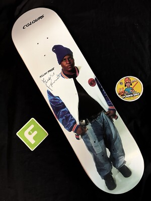 RARE SIGNED Killah Priest WUTANG Clan Skateboard Deck Colours