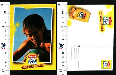 LIPTON - ICE TEA - BEACH EFFECT - ADVERTISING POSTCARD - 56989