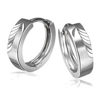 Goldmaid Creolen Ohrringe Diamantiert 925 Sterlingsilber Echtschmuck Ohrschmuck